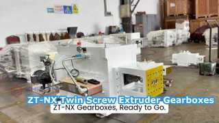 ZT-NX 二軸押出機ギアボックス出荷準備完了